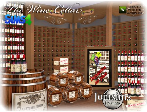 The wine cellar sims 4