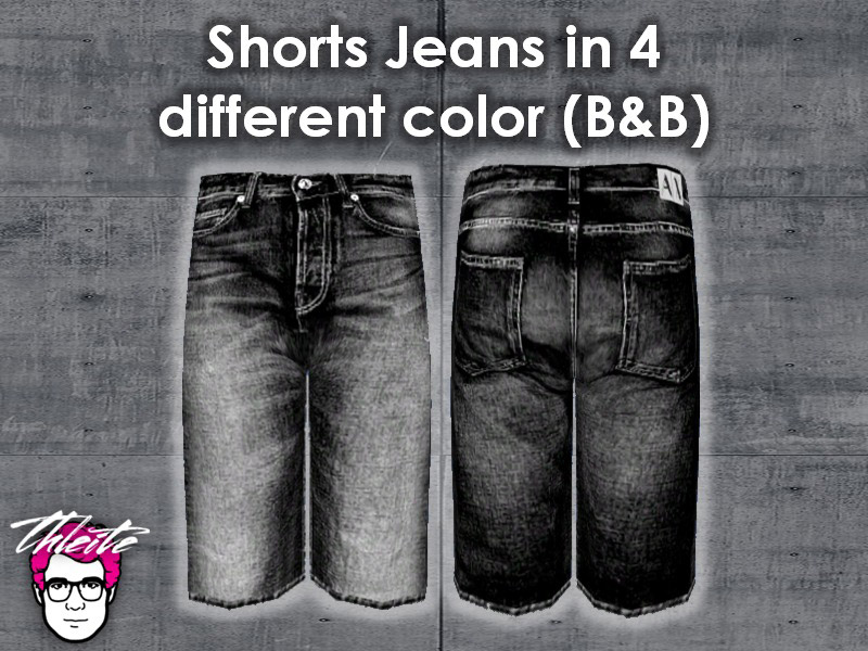 A|X Shorts Jeans V2 - Outdoor Retreat needed - The Sims 4 Catalog