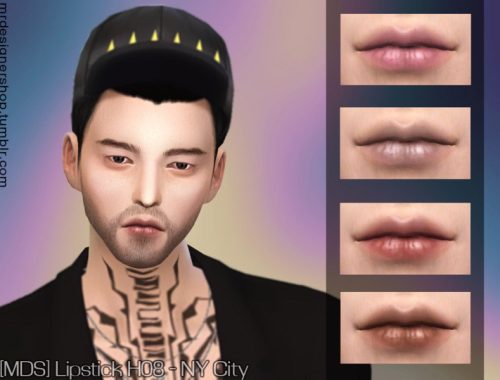 MDS Lipstick H08 MALE - NY CITY 500followers gift