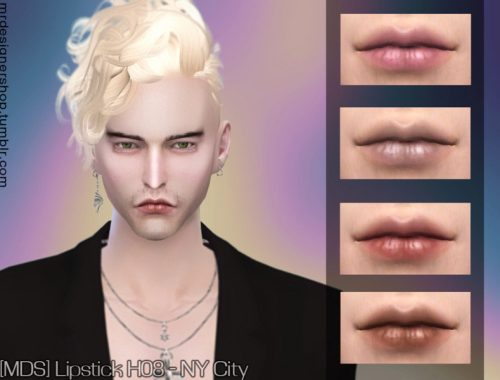 MDS Lipstick H08 MALE - NY CITY 500followers gift