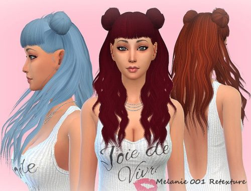 M-Shi - Leah Lilith Melanie 001 Hair Retexture (Mesh Needed)