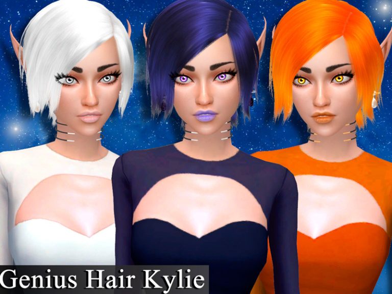 Genius Hair Kylie - The Sims 4 Catalog