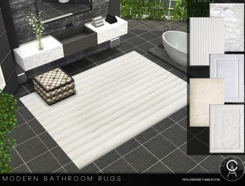 Modern Bathroom Rugs