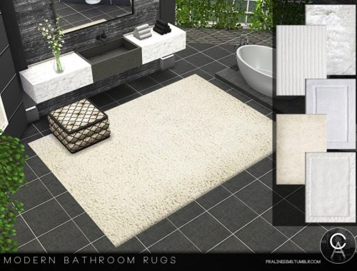 Modern Bathroom Rugs