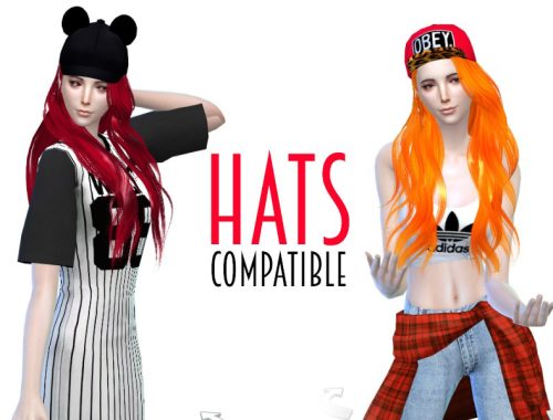 Skysims's Hair 262 Recolor - mesh needed