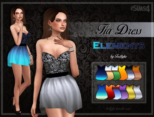 Trillyke - Tia Dress (2 versions) - mesh needed