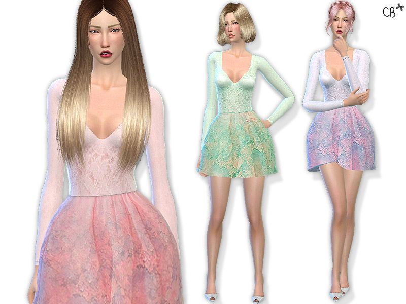Flower Paradise dress - The Sims 4 Catalog