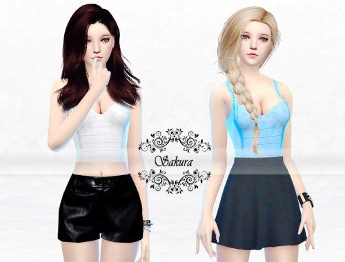 Bandage Crop tops
