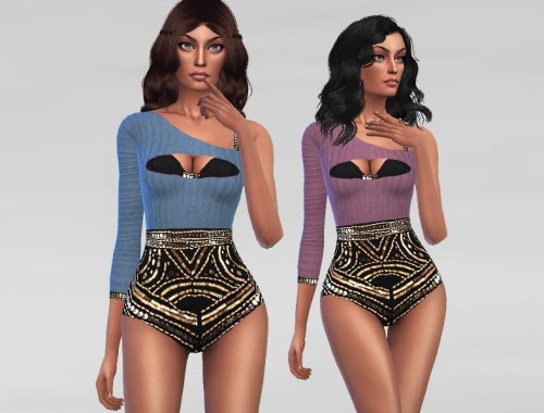One Shoulder Bodysuit