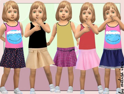 Toddler Leggings With Skirt