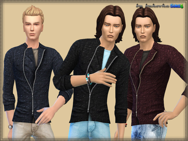 Jacket Zipper - The Sims 4 Catalog