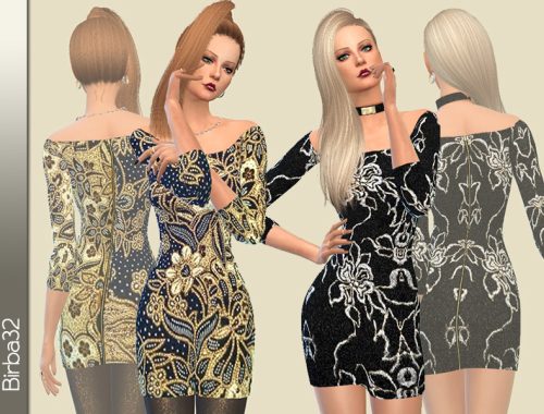 Gold floral