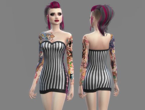 Mini dress 4 (original mesh)