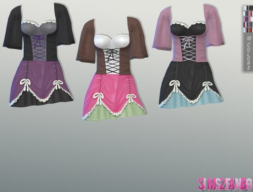 97 - Halloween Corset Costume