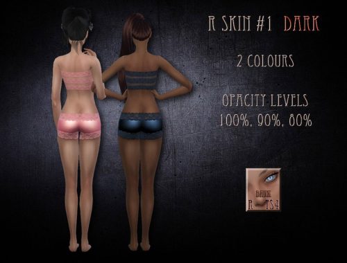 R female skin 1 - dark