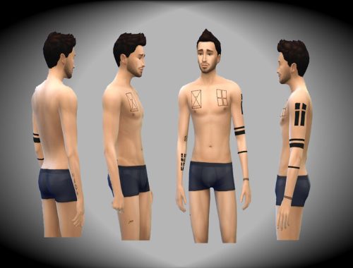 Tyler Joseph Tattoo Set