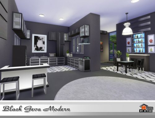 Black Geva Modern