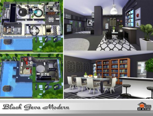 Black Geva Modern