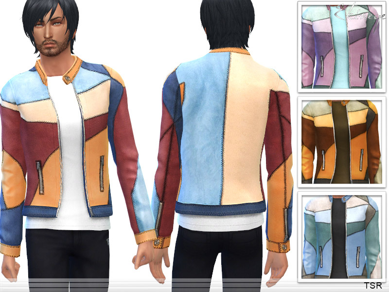 Patchwork Jacket - The Sims 4 Catalog