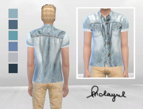 Sparks Denim Button Shirt