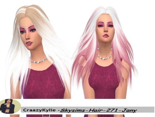 CraazyKylie - Skysims-Hair-271-Jany Retexture