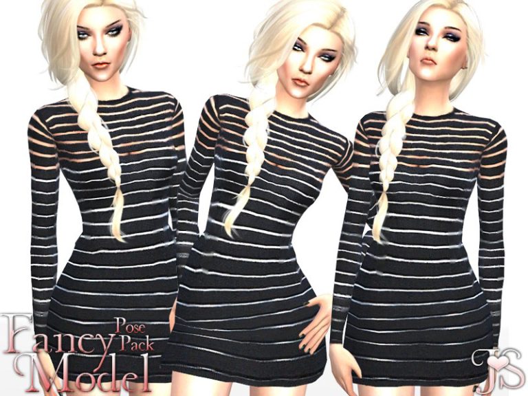 Fancy Model Pose Pack- Game Poses - The Sims 4 Catalog