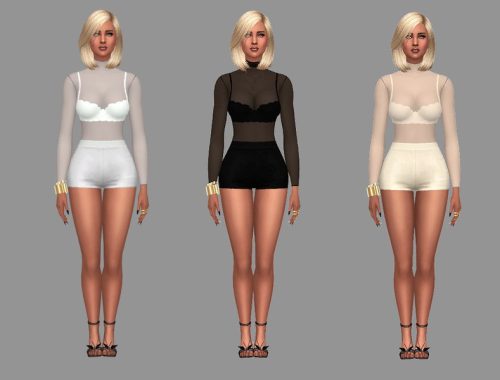 MP Sheer Top Jumpsuit