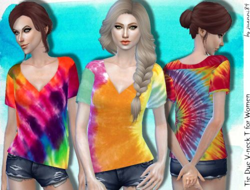 Tie Dye T-Shirts for Women and Teens