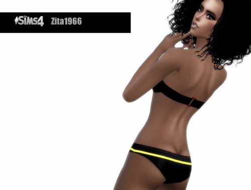 Black and Bright Bikini