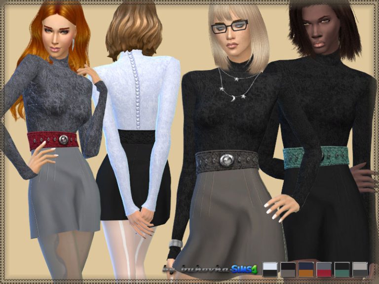 Dress & Belt - The Sims 4 Catalog