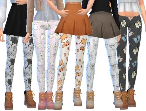 Tumblr Themed Leggings Pack Seven