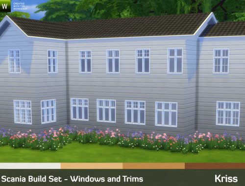 Scania Build Set - Windows and Trims