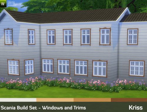 Scania Build Set - Windows and Trims