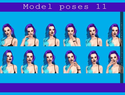 Model poses 11