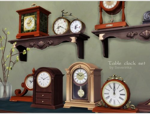 Table classic clocks