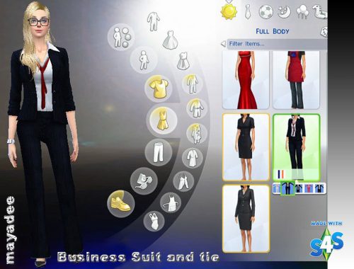 Business Suit and Tie