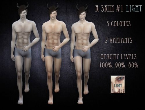 R male skin 1 - light