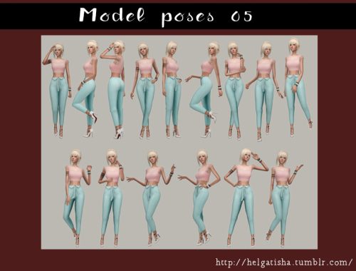 Model poses 05