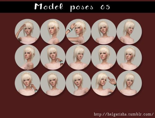 Model poses 05