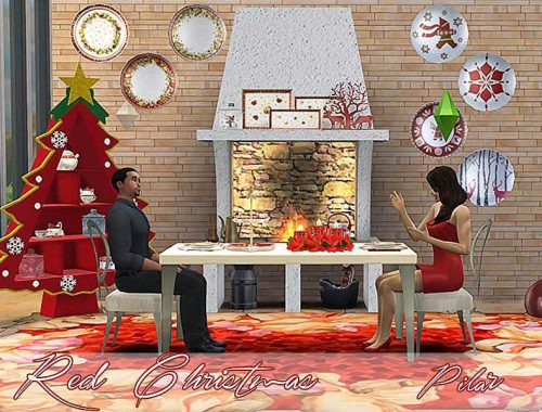 Dining Red Christmas