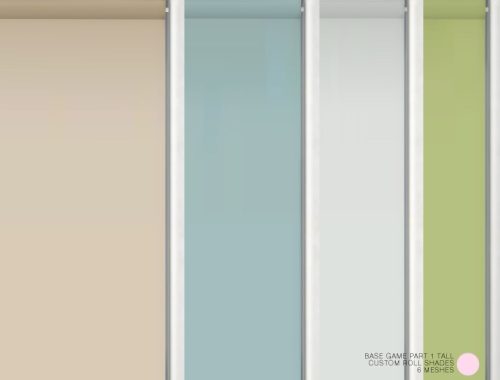 Custom Roll Shades Tall