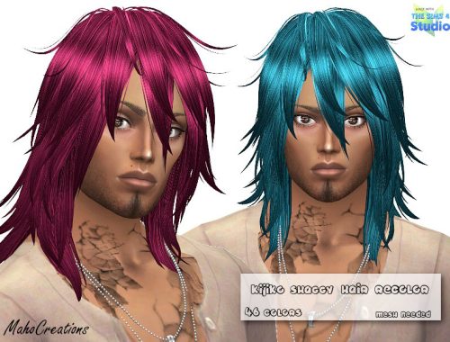 Kijiko Shaggy Hair Recolor - mesh needed