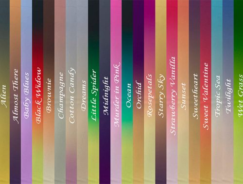 Ombre Footless Tights 22 Colors Set