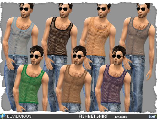 Fishnet Shirt (10 colors)