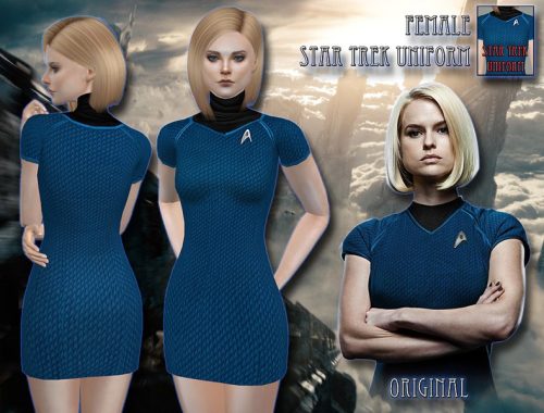 Female Star Trek Uniform - Mesh needed
