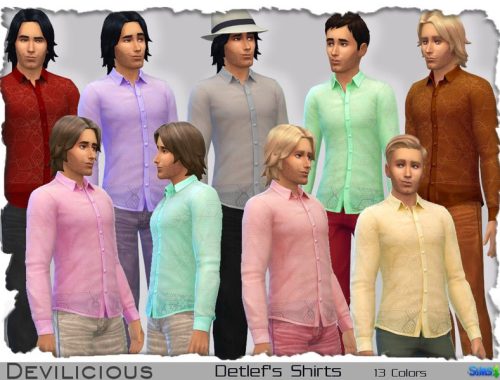 Detlef's Shirts, 13 In 1