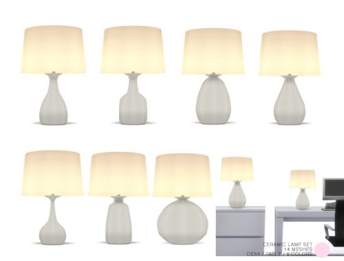 Ceramic Lamp Set
