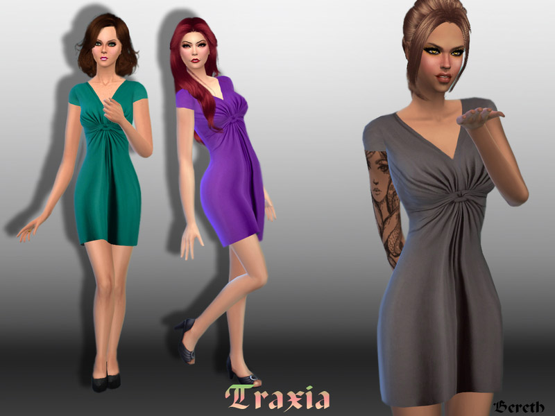 Traxia, Short Dress - Image 2