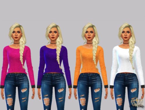 Cropped Sweater Tops