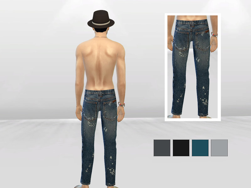 Bleach Therapy Denim Jeans - The Sims 4 Catalog